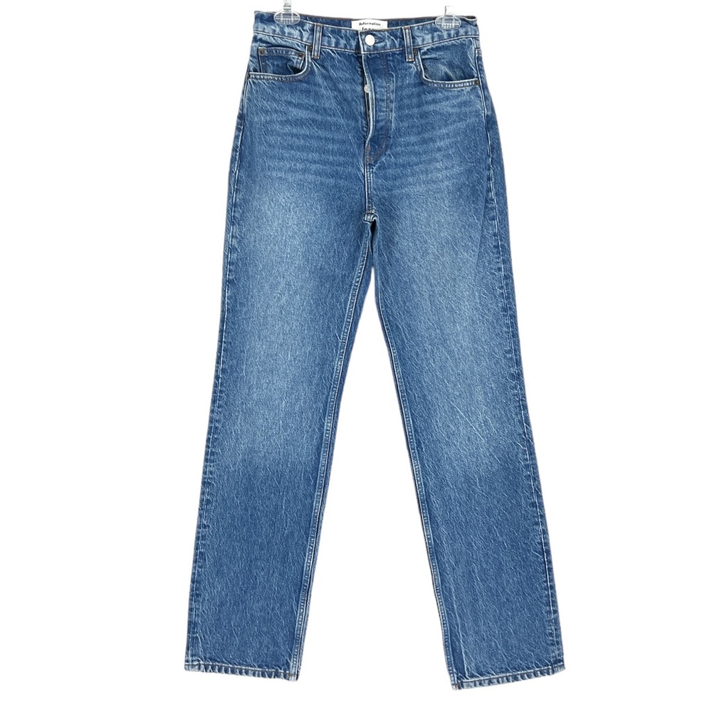Reformation Cynthia High Rise straight long jeans, size 27